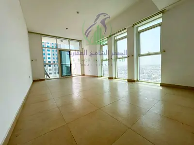 Two Bedroom Apartment for Rent in Al Taawun Sharjah Modern Tower Panoramic Views Balcony Two Master Bedrooms Three Bathrooms Parking