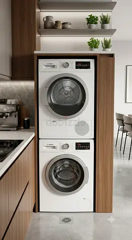 Bosch Washing Machine & Dryer Set – Separate Units | Premium German Quality | Modern Laundry Technol