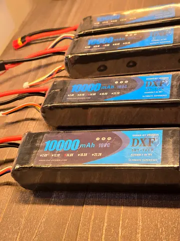 FPV DRONE DXF 4S LiPo Batteries 10000mAh 100C