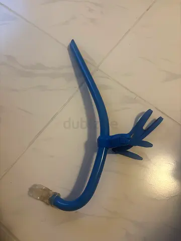 Blue snorkel