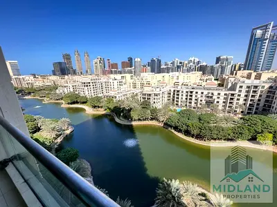 إطلالة على البحيرة والمارينا | شقة بغرفة نوم واحدة | شرفة | ذا فيروايز نورث