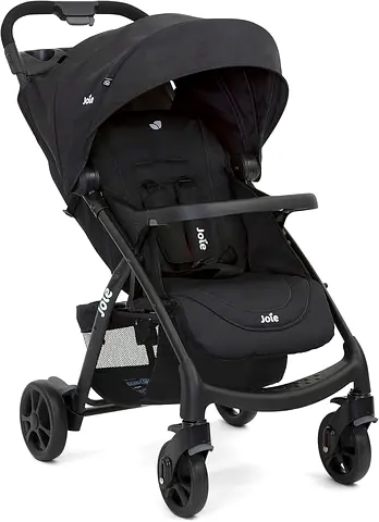 Joie lightweight compact baby stroller - all-black, good condition