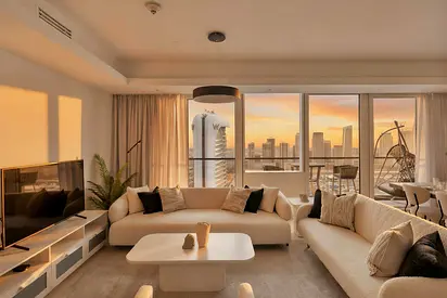 MONTHLY RENTAL | PALM & SEA VIEW | 2 BDR