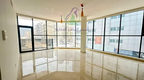 Spacious One Bedroom Apartment for Annual Rent in Al Khan Sharjah Second Tenant Panoramic Views Balcony Two Bathrooms