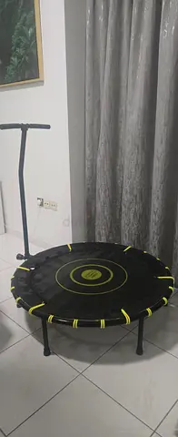Trampoline with handle