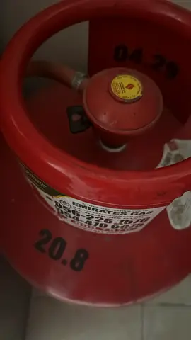Empty Gas Cylinder with Regulator