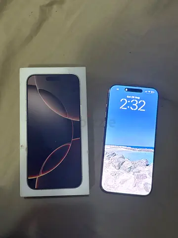 iPhone 16 Pro Max • Desert Titanium • 256GB • 96% Battery Health • No Scratches • Original Box • Ful