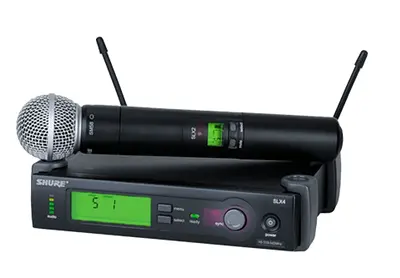 Shure SLX4 Wireless Vocal Microphone System with Handheld Mic
