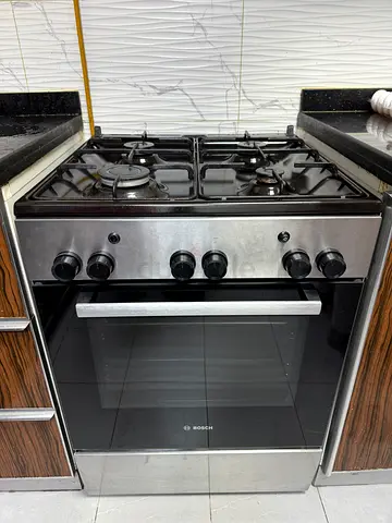 Stainless Steel Gas Cooker with Oven - Good Working Condition