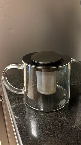 IKEA Glass Teapot with Stainless Steel Tea Infuser 1.5L