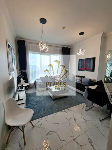 Monthly Rent 1BR Apartment in Ajman Al Waha Tower 1 Super Deluxe All Inclusive Bills Electricity Water Wifi Parking Gym Pool Available 29th Rent 4600