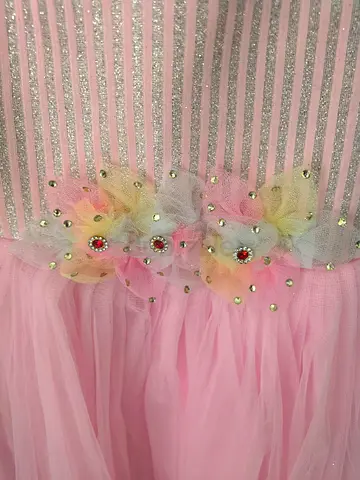 Light Pink Tulle Flower Girl Dress - Size for Young Child