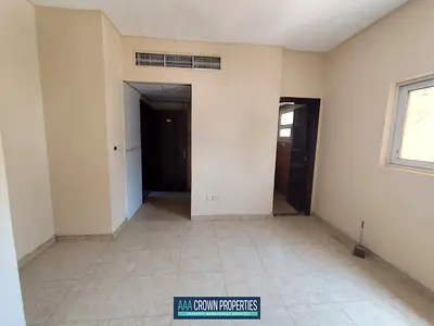 Separate kitchen studio flat available with central Ac only for family in al mujhrah sahrjah