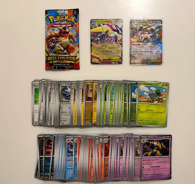 Mega evolution Bulbasaur Alakazam pokemon cards original shiny EX trading card games cards