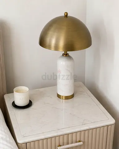 Table Lamp with Marble Base