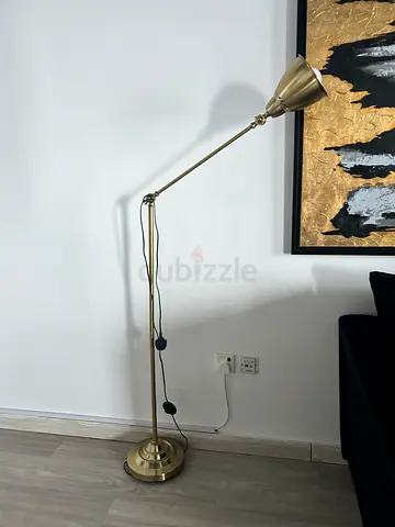 Vintage Floor lamp with brass finish