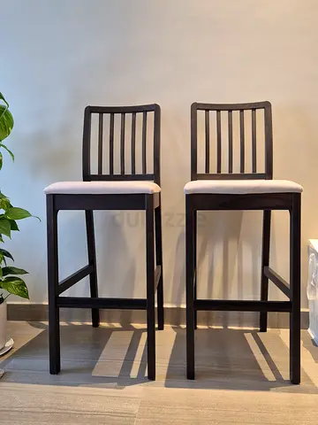 2 ea IKEA EKEDALEN Bar Stools