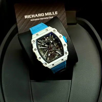 ✅✅AVAILABLE NEW🔥🔥🔥 RM 12-01 🤩 Tourbilon For man super master  Swiss movement with original box🤩
