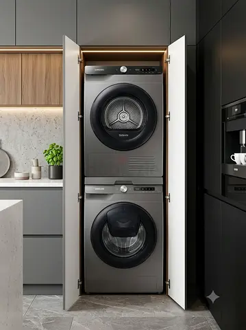 Samsung Wi-Fi Connected Washer & Dryer Set – 9kg + 9kg | Separate Units | Modern Laundry Technology