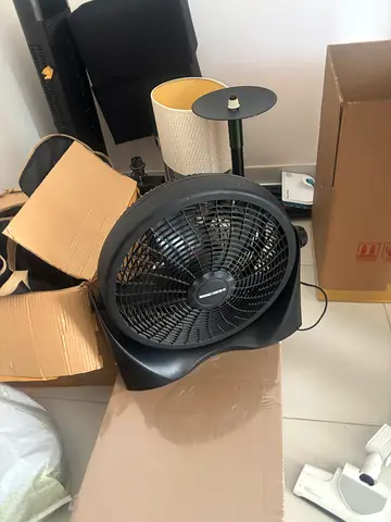 Black Floor/Circulation Fan - Good Working Condition