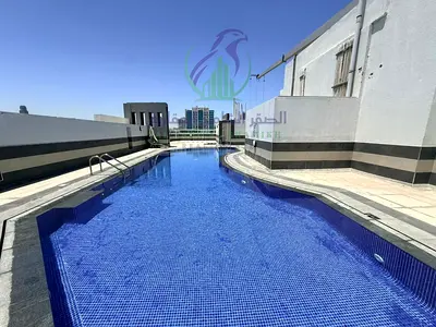Two Bedroom Apartment With Living Room For Annual Family Rent In Al Majaz 2 New Tower Modern Finishing Panoramic Views Gym Pool And Indoor Parking
