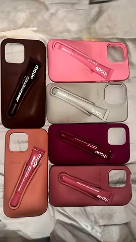 Selling 6 Rhode lip cases with matching peptide lip tint tubes, all in beautiful shades!