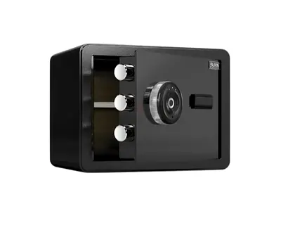 Small Home/Office Security Safe with fingerprint Lock - Black