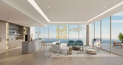 2BHK على شاطئ البحر | جزر دبي | مفروشة | إطلالة بانورامية على البحر