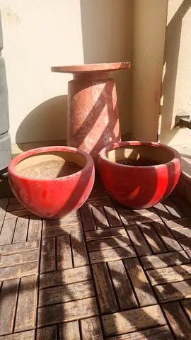 Planter pots and Side Table