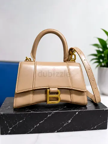 Balenciaga Hourglass leather handbag
