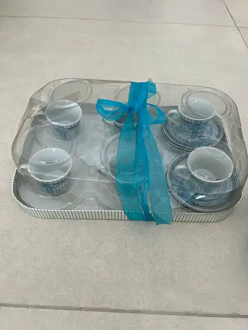 6-piece Turkish coffee set