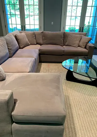 Crate&barrel Axis u shape sofa