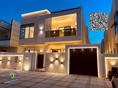 Luxury modern villa with 5 master bedrooms, registration fees included (negotiable)