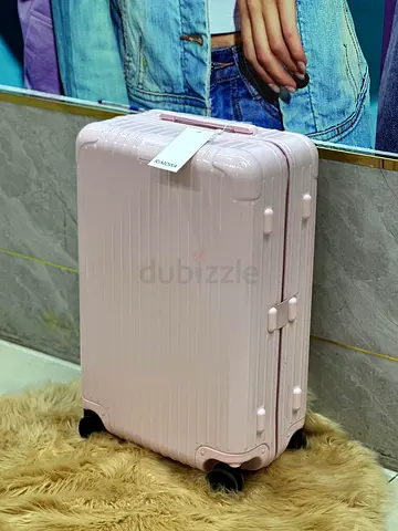 Rimowa pink large size luggage