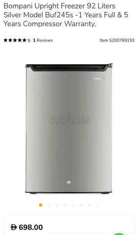 Bompani 92L Upright Freezer - Read Description
