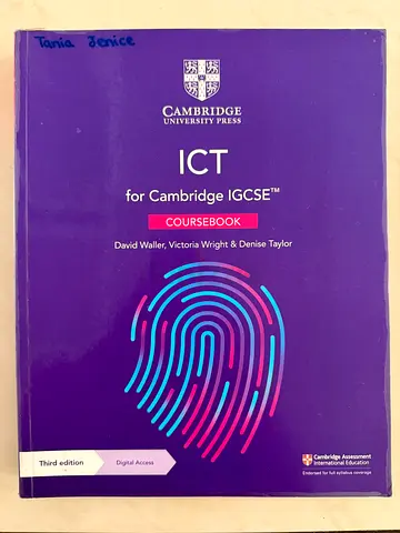 Cambridge IGCSE ICT Coursebook Third Edition
