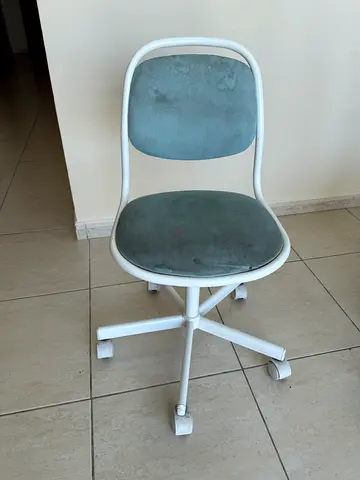 IKEA ÖRFJÄLL
Children's desk chair, white/Vissle light blue
