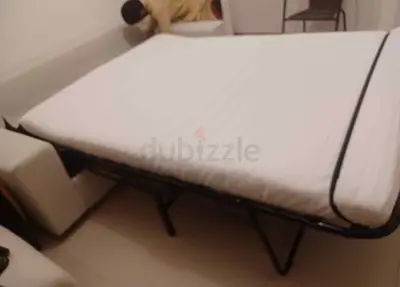 Sofa bed pull-out mattress and frame good condition