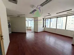 Spacious 1350 sq ft commercial office in Al Majaz 1 Corniche with 6 rooms meeting room kitchen bathr