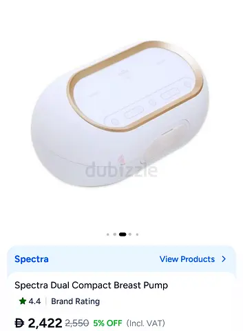 Spectra Dual Compact Breast Pump