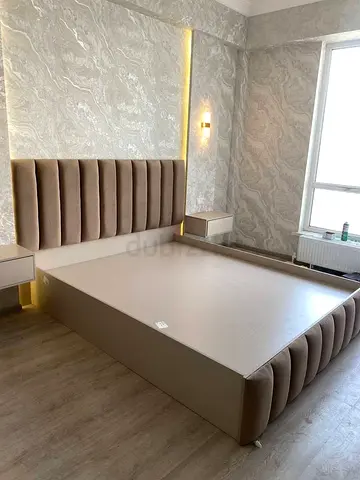 Modern king-size bed frame