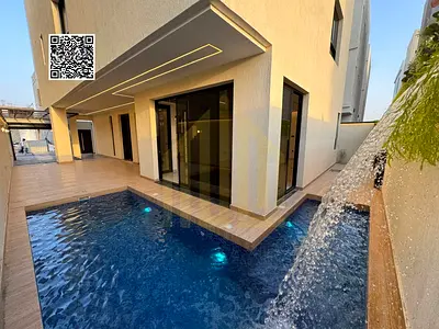 Villa for sale directly from the owner – with a swimming pool – 3 floors – at a special price including air conditioning, electricity, and water – fre