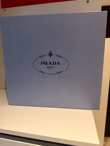 Prada branded shoebox / gift box - authentic looking blue box/ gucci/ Dior bags