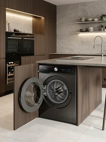 Samsung 11.5kg AI EcoBubble™ Washing Machine – AI Control | Black | Smart Laundry Technology