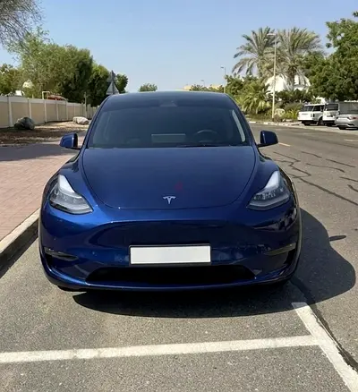 Tesla Model Y Long Range 2023 | GCC Specs | Blue | AED 115,000