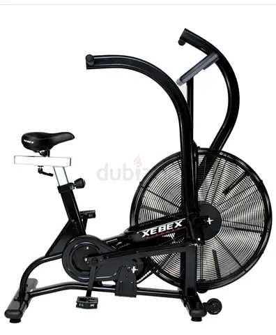 XEBEX Air Bike - Commercial Fan Exercise Bike, Black