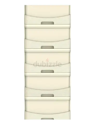 Multi- Tier Storage Cabinet With Drawers