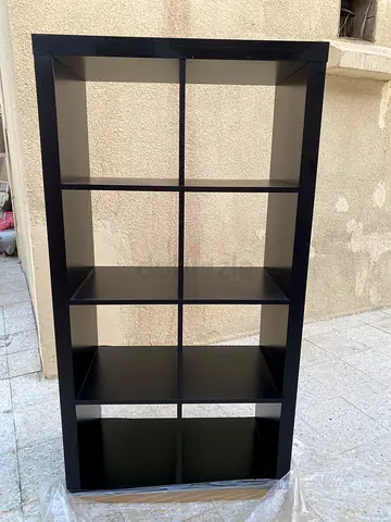 Dark wood single-door wardrobe / armoire - good condition