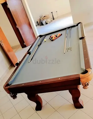 8 feet marble slate top,Pocket drop Used pool billiards table is for sale
