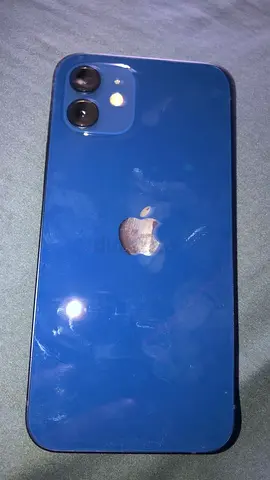 Blue iPhone 12 mini (Back panel shown) - Good used condition